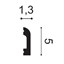 Stropní lišta DX182-2300