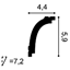 Stropní polystyrenová lišta CB523N