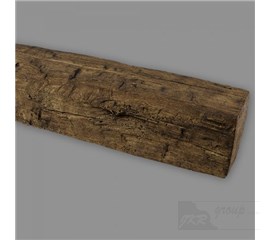 19500 Falešný trám 9x6cm, délka 2m - dub tmavý