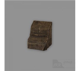 19580 Konzole 9x6cm - dub tmavý