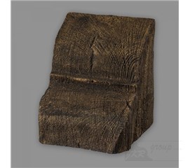 19582 Konzole 12x12cm - dub tmavý