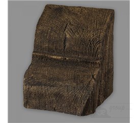 19584 Konzole 20x13cm - dub tmavý