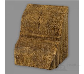19590 Konzole 20x13cm - dub světlý