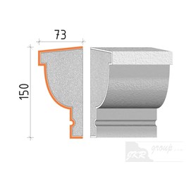22115 Parapetní římsa