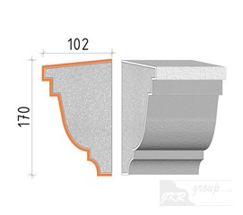 22217 Parapetní římsa