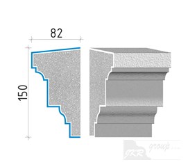 40315 Průběžná římsa