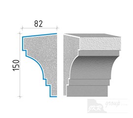 40415 Průběžná římsa