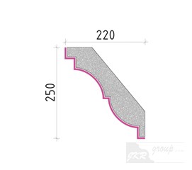 50825 Podstřešní římsa