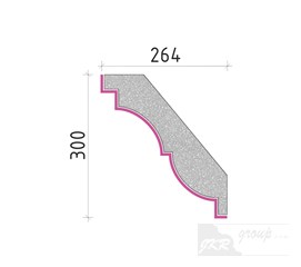 50830 Podstřešní římsa