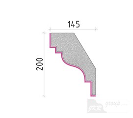 51020 Podstřešní římsa