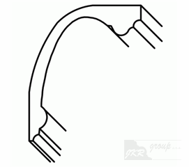 71000 Sádrová stropní rohová lišta 