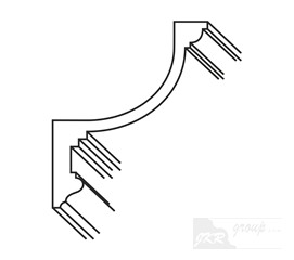 77900 Sádrová lišta 