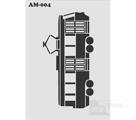 AM-004 Malířská šablona tramvaj