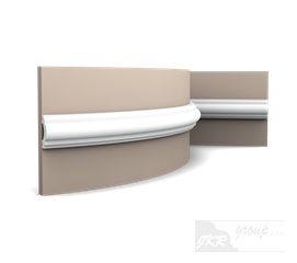 PX120F interiérová nástěnná lišta (ohebná)