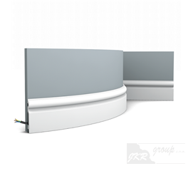 SX137F Podlahová soklová lišta (ohebná)