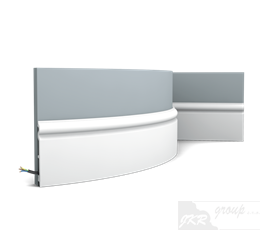 SX138F Podlahová soklová lišta (ohebná)