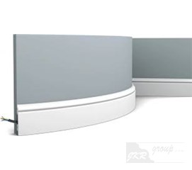 SX165F Podlahová soklová lišta (ohebná)