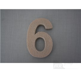 Domovní číslo 6 (TYP 1, 40cm) 