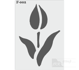 F-002 Malířská šablona květina 