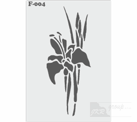 F-004 Malířská šablona květina 