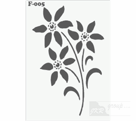 F-005 Malířská šablona květina 