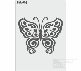 FA-04 Malířská šablona motýl