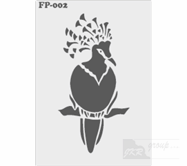 FP-002 Malířská šablona pták