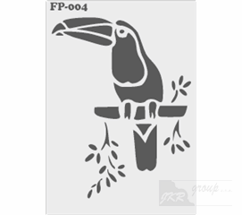 FP-004 Malířská šablona pták