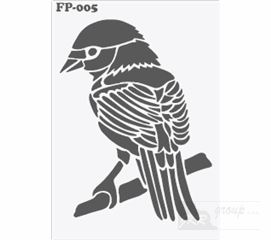 FP-005 Malířská šablona pták