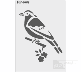 FP-008 Malířská šablona pták 