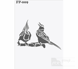 FP-009 Malířská šablona pták