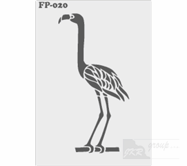 FP-020 Malířská šablona pták 