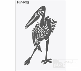 FP-023 Malířská šablona pták