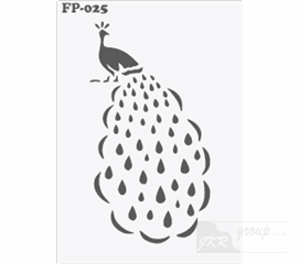 FP-025 Malířská šablona pták 