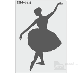 HM-014 Malířská šablona baletka