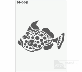 M-005 Malířská šablona ryba 