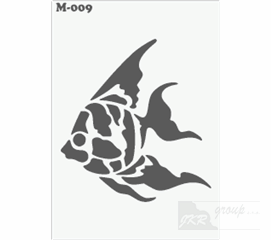 M-009 Malířská šablona ryba 