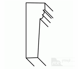 73111 Římsová lišta 