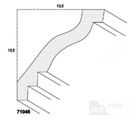 71046 Rohová lišta 