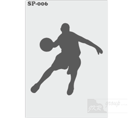 SP-006 Malířská šablona basketbal