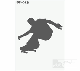 SP-013 Malířská šablona skateboard