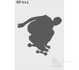 SP-014 Malířská šablona skateboard