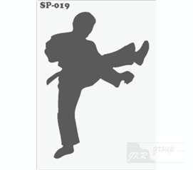 SP-019 Malířská šablona karate