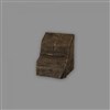 19580 Konzole 9x6cm - dub tmavý