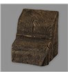 19582 Konzole 12x12cm - dub tmavý